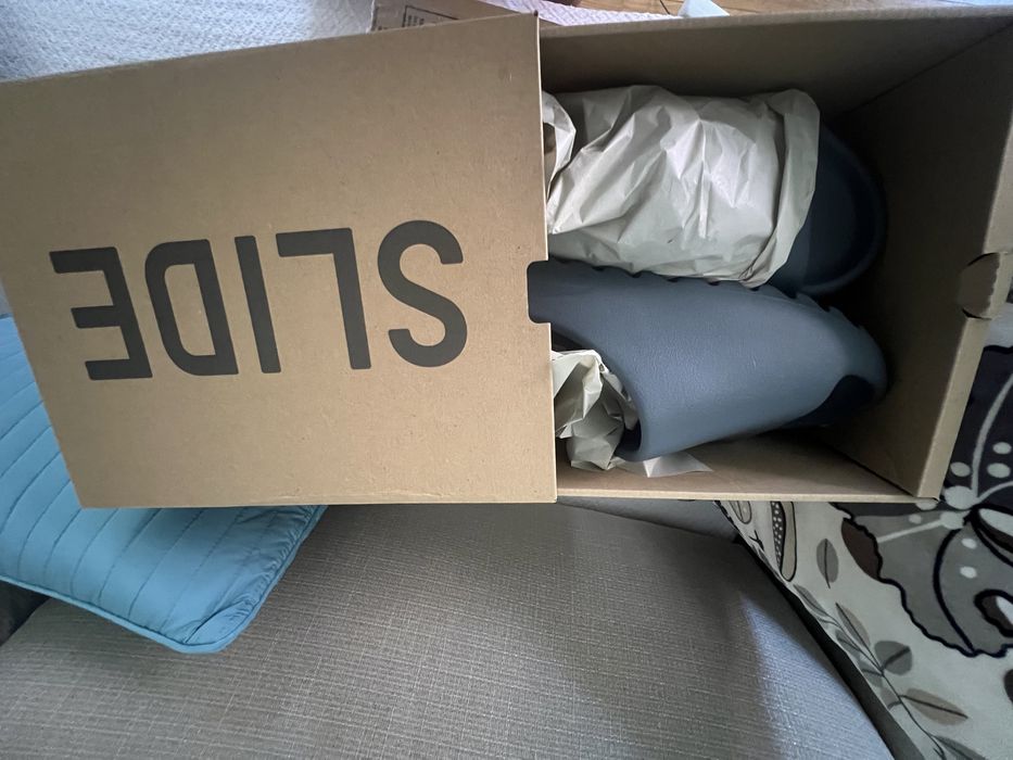YZY Yeezy Slide Slate Marine 44 NOVOS