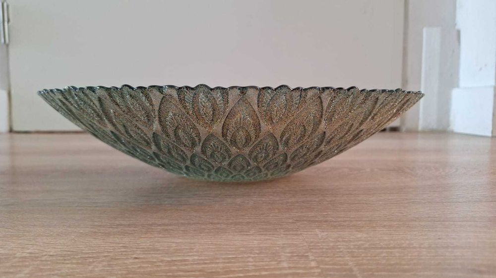 Taça decorativa azul