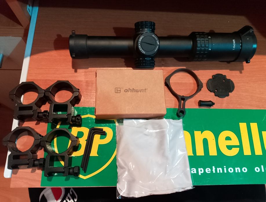 Ohhunt luneta do broni  Guardian SERIES 1-6x24 IR Nowa