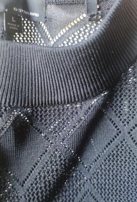 Водолазка чоловіча фактурна  g-star raw knitted стрейчева р.l  В стані нового