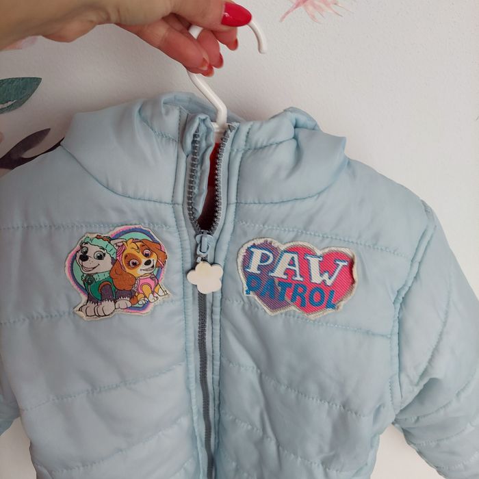 Jasnoniebieska kurtka z polarem psi patrol Skye Everest  5-6l 110-116