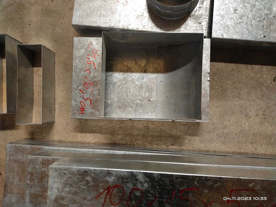 Kanał wentylacyjny ocynkowany + akcesoria