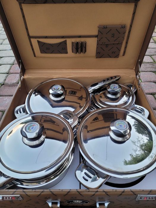 Zestaw Garnków i patelni Kaiserkoch Germany NOWY