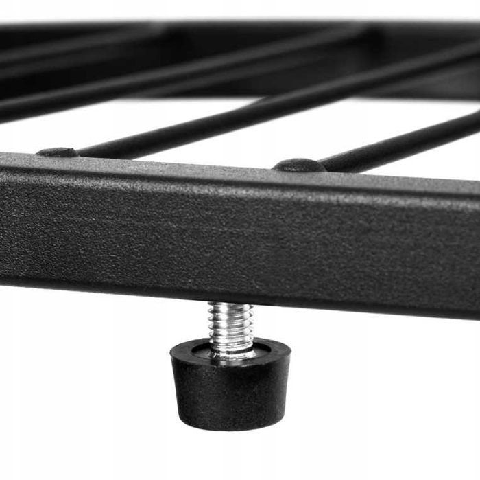 Kwietnik Stojak Metalowy na Kwiaty Dekoracje Loft Industrialny Czarny 79cm