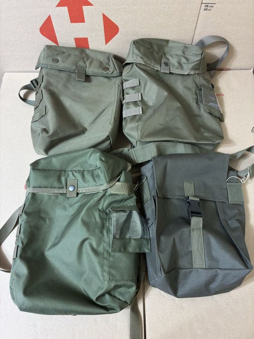 Сумка підсумок для протигаза Кордура Molle-Lok сухарка койот олива NBC