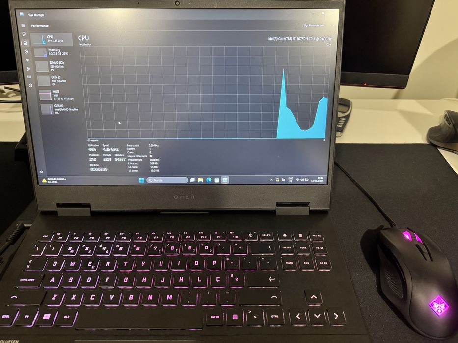 Portatil gaming omen i7 3060