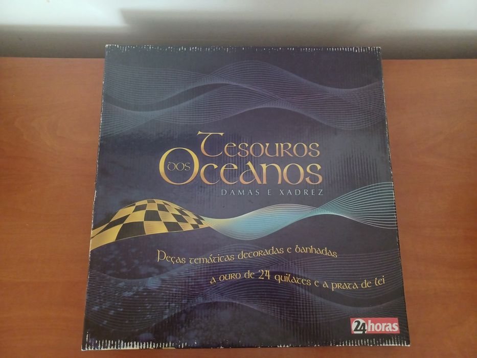 Jogos Damas e Xadrez completo - Tesouros dos Oceanos