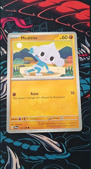 Karta Pokemon Meditite