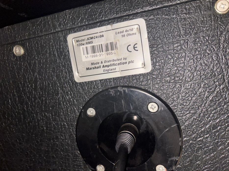 Peavey valveking amp + Marshall cabinet JCM C4 10 A