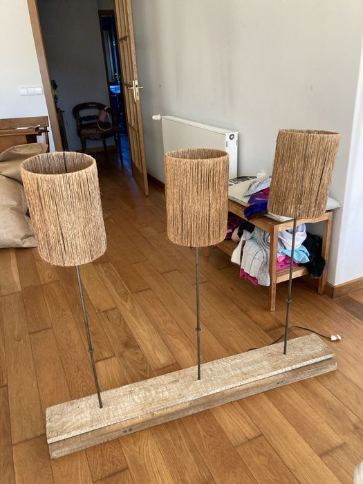 Lampadeiro de tres luzes marca maison du monde