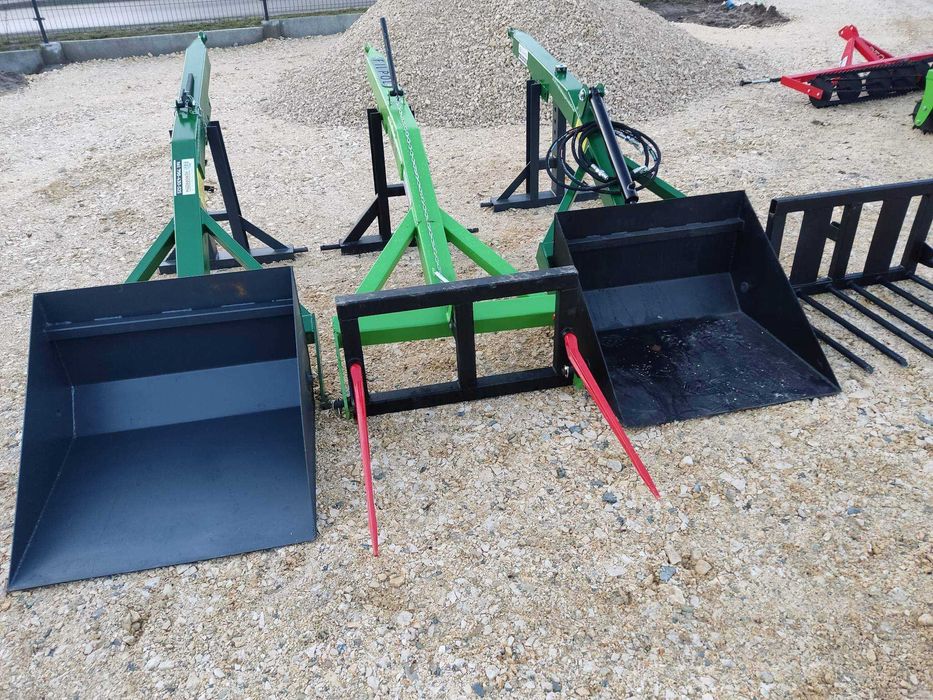 Podnośnik na tył tur ciągnika ramie hydraulika widły do obornika