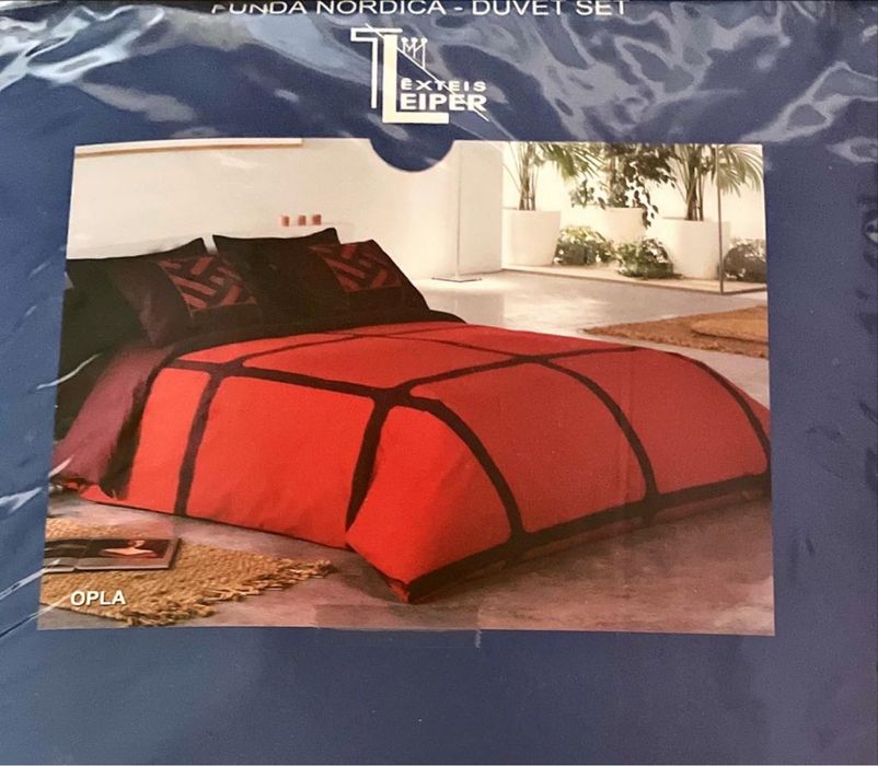 Capa de Edredão (Funda nórdica) e 3 interiores