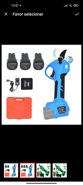 Tesoura poda elétrica