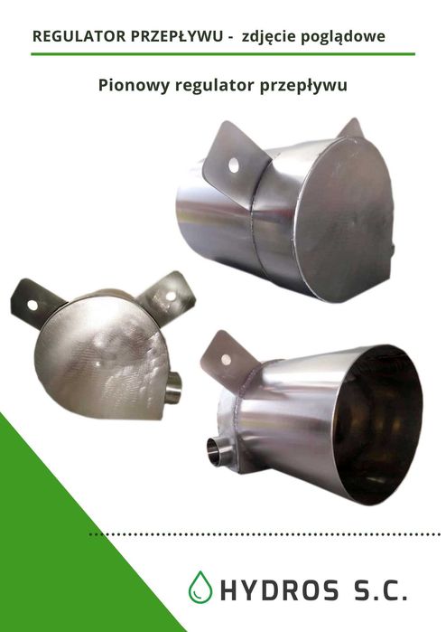 Regulator przepływu cieczy stal nierdzewna