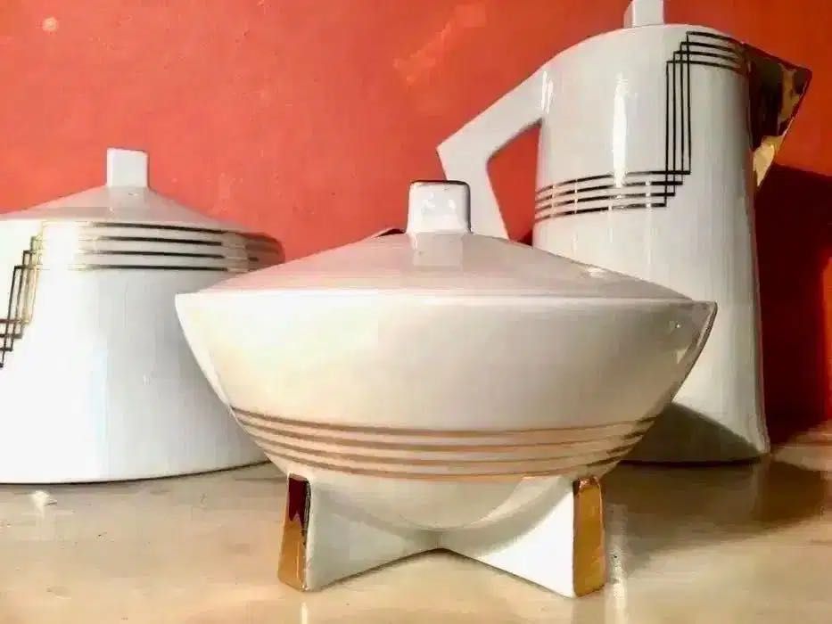 ART-DECO | VISTA ALEGRE - 1924 a 1947 - serviço de chá e café