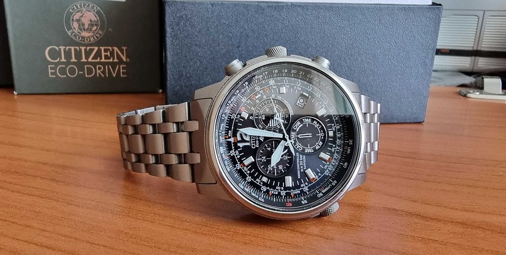 Citizen Promaster Pilot Cal. E670 Titanium Eco Drive Radio Controlled