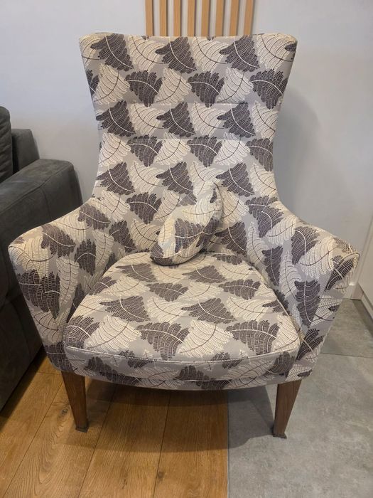 Fotel Ikea Sztokholm uszak szary