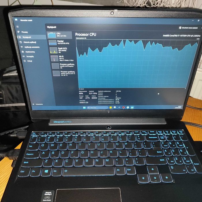 Lenovo Ideapad gaming 3 15IMH05 Model: 81Y4