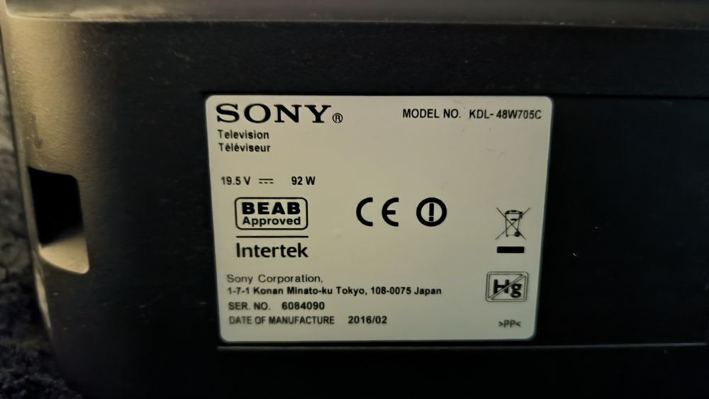 Telewizor Sony Bravia kdl48w705c