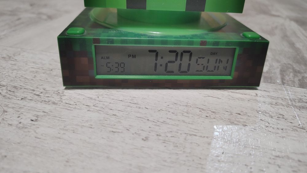 Lampka Creeper Minecraft Jak Nowa