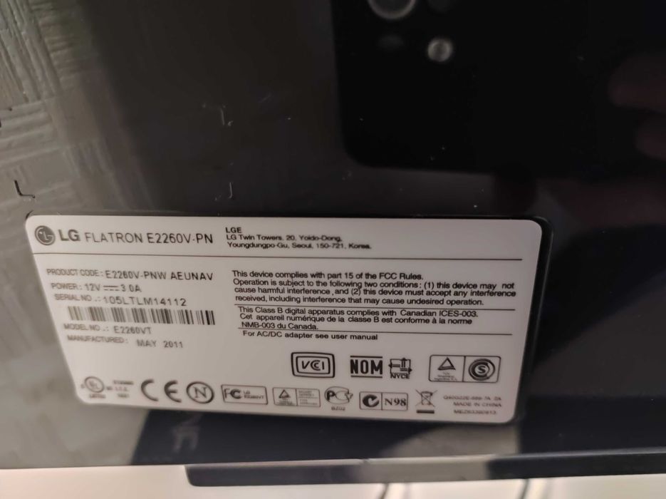 Монітор LG 22 дюйми hdmi