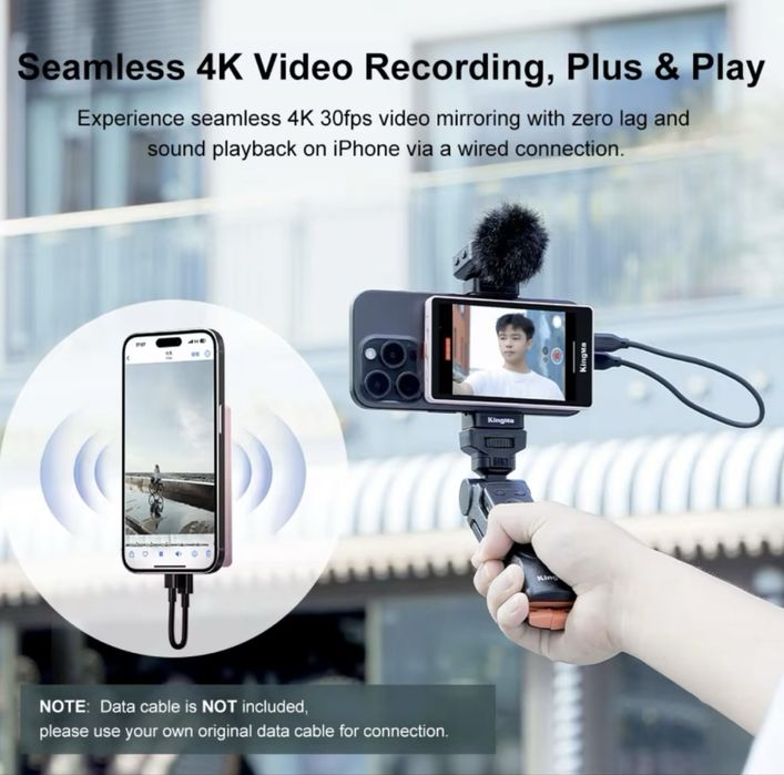 Kingma VL-PH02 Max vlog screen, селфі екран для смартфона(у наявності)