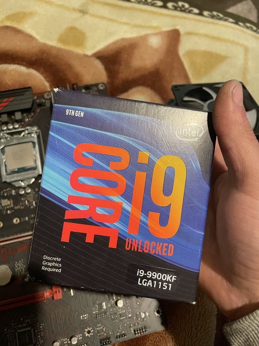Продам комплект i9 9900kf