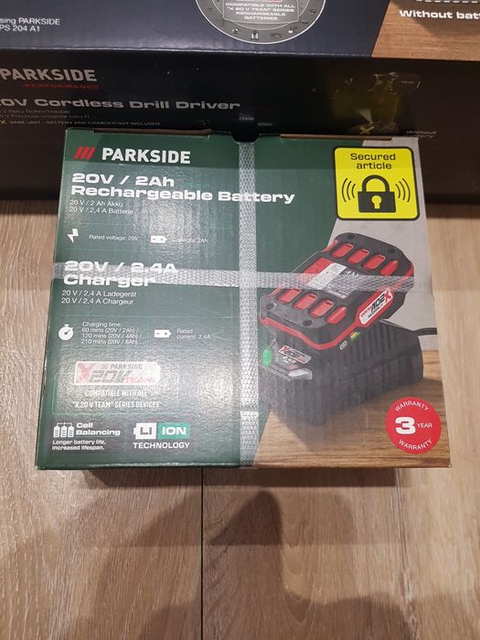 Wkrętarka Parkside performance 20V LI C4 komplet  Gwarancjia