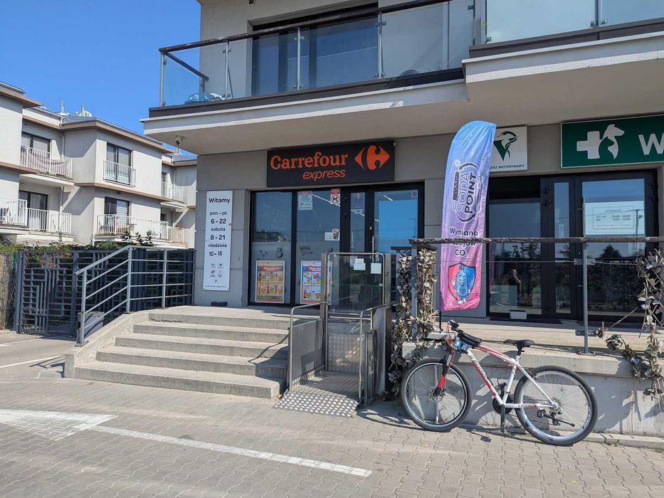 SODA POINT Lesznowola, Jedności 30I Wymiana nabojów CO2
