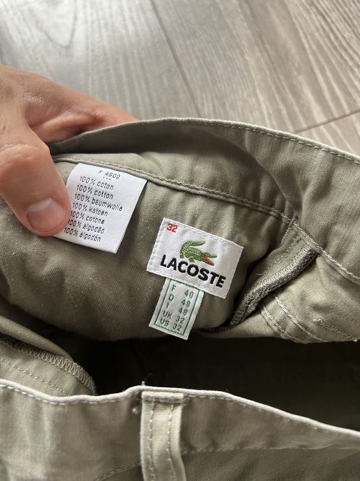 Klasyczne spodnie Lacoste casual luxury