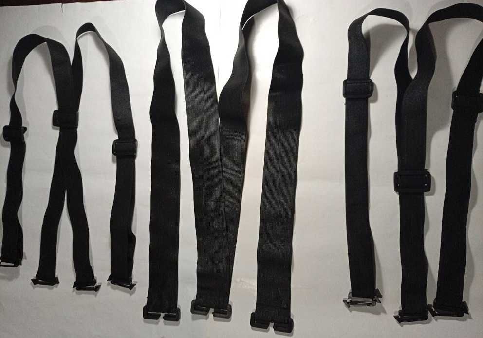 До зимових теплих або лижних штанів еластичні підтяжки