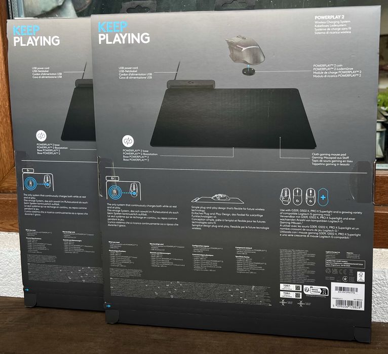 Ігрова поверхня Logitech PowerPlay 2 Black