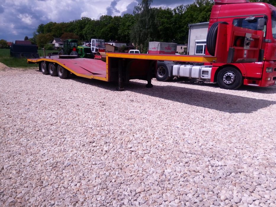 Wynajem lawety , naczepy niskopodwoziowej