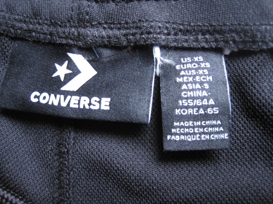 Converse jak nowe damskie spodenki XS czarne szorty