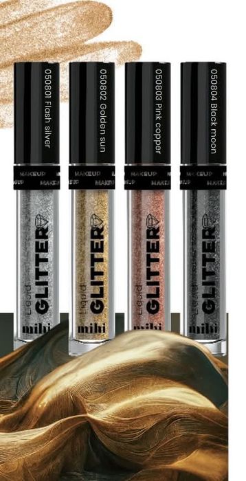 Liquid Glitter. Płynny brokat 02 Golden sun