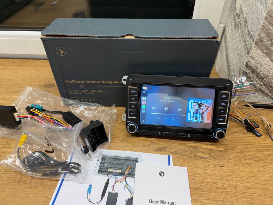radio z bezprzewodowym carplay ,android auto vw passat,skoda,golf,caddy