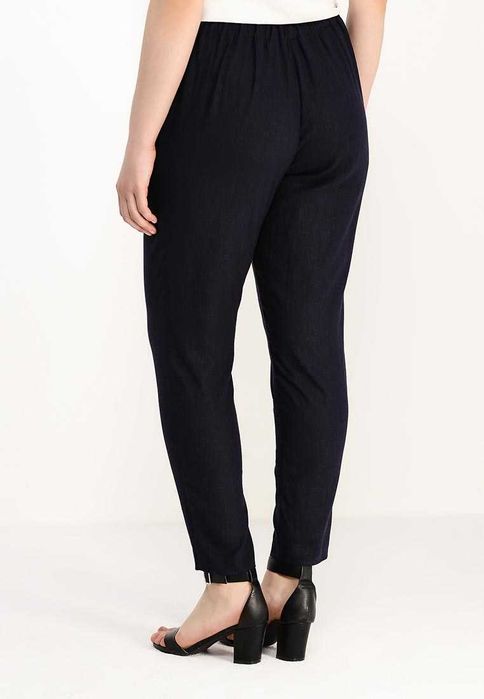 Женские летние брюки Evans 50 52 54 большой разме лен штаны xl 2xl 3xl