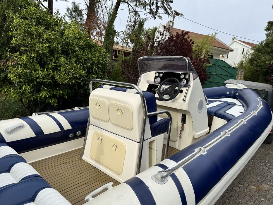 Semi rigido rib cobra 7.5m com honda 200