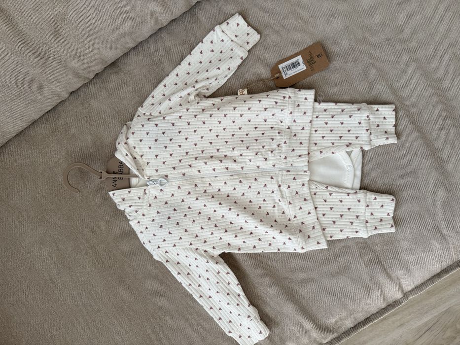 Новий костюм 3-ка на дівчинку Anna Babba 62-68р 3-6 місяців