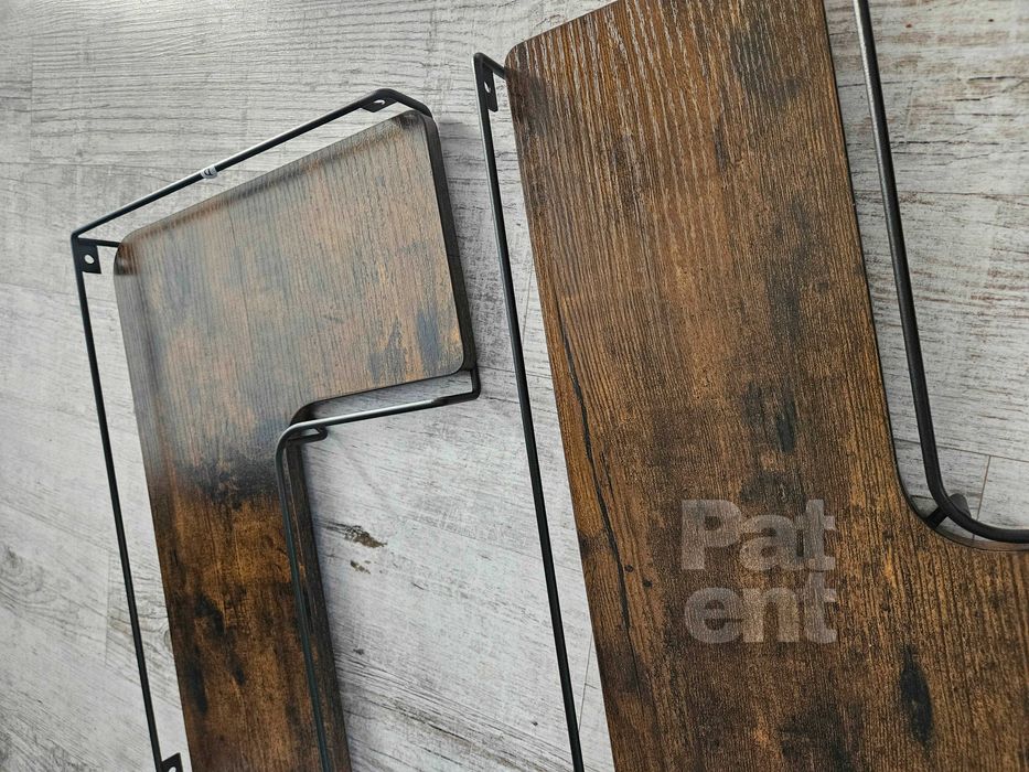 Loftowa dekoracja narożna ścienna kwietnik dom 2 sztuki