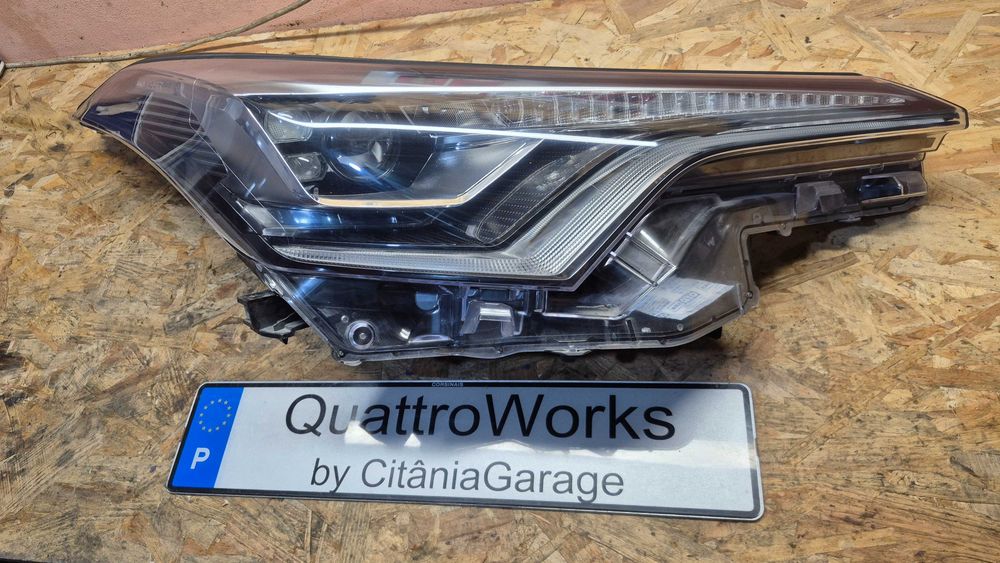 Otica Farol Direito Toyota C-HR X10 X50 2016 a 2024 Ref. 81110F4071 FULL LED Original