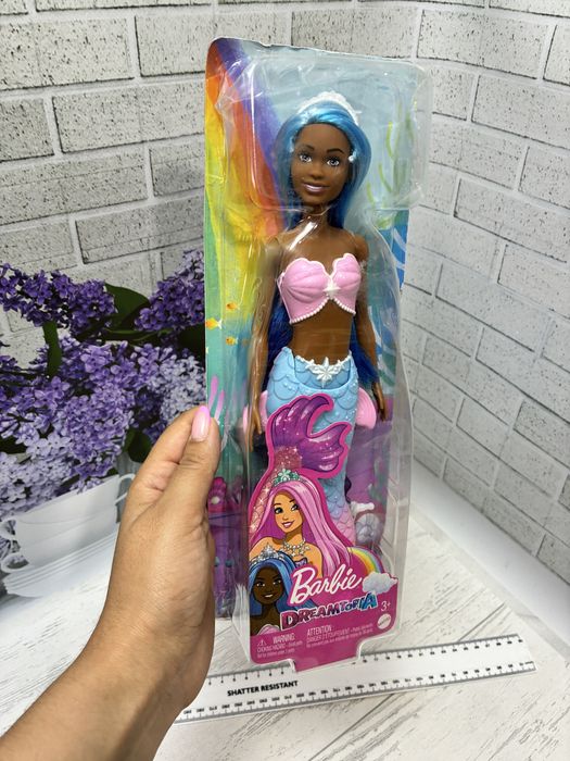 Лялька Barbie Dreamtopia Mermaid Барбі русалонька з блакитним волоссям