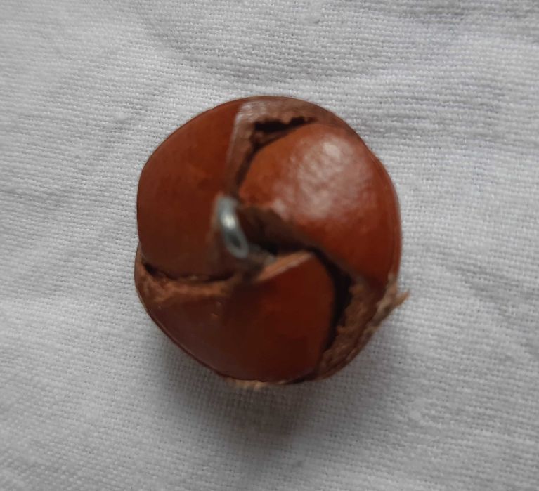 Botões Vintage em Cabedal /Pele