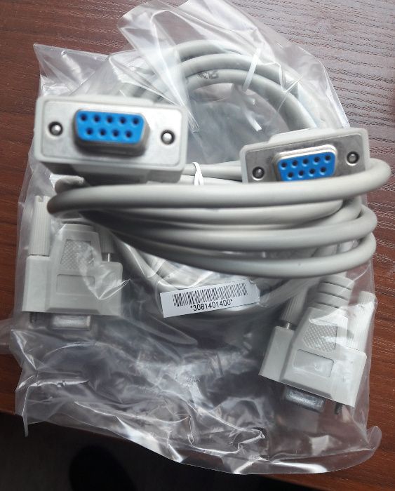 Kable PC taśmy: sieciowe, przedł., VGA, DVI, RS232 Sub-D9 RJ45