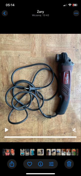 Hilti Deg 125D uszkodzona