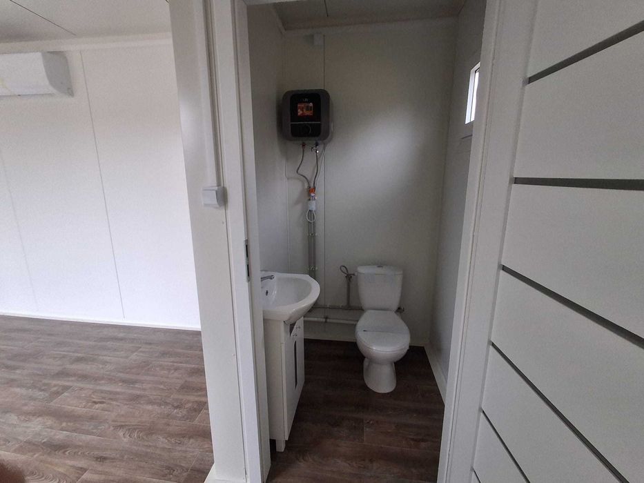 Nowy Pawilon/ Kontener z WC płyty PIR Sklep Biuro Kiosk
