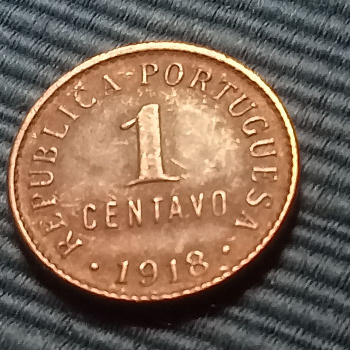 moeda 1 centavo 1918