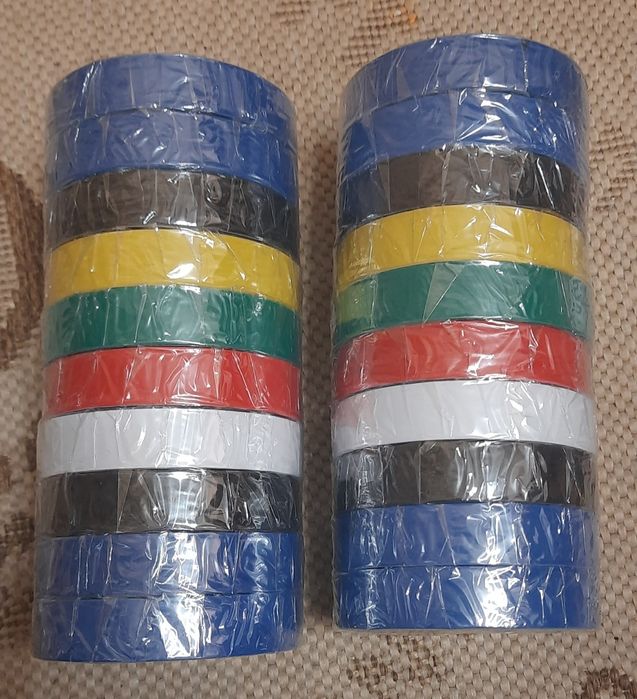 Ізострічка кольорова Rugby Изолента цветная