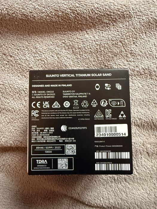 Suunto Vertical Titanium Solar [jak nowy]