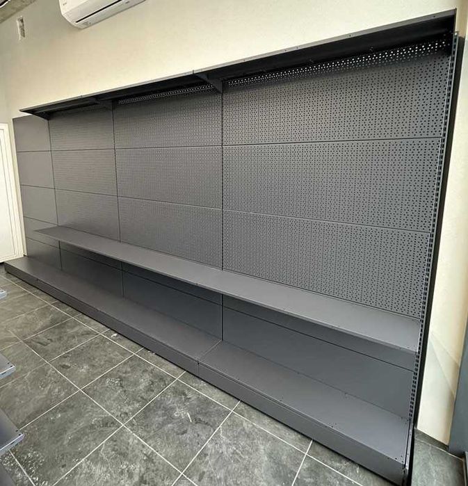 Торговые стеллажи. Касса прилавок. торговое оборудование. Витрины